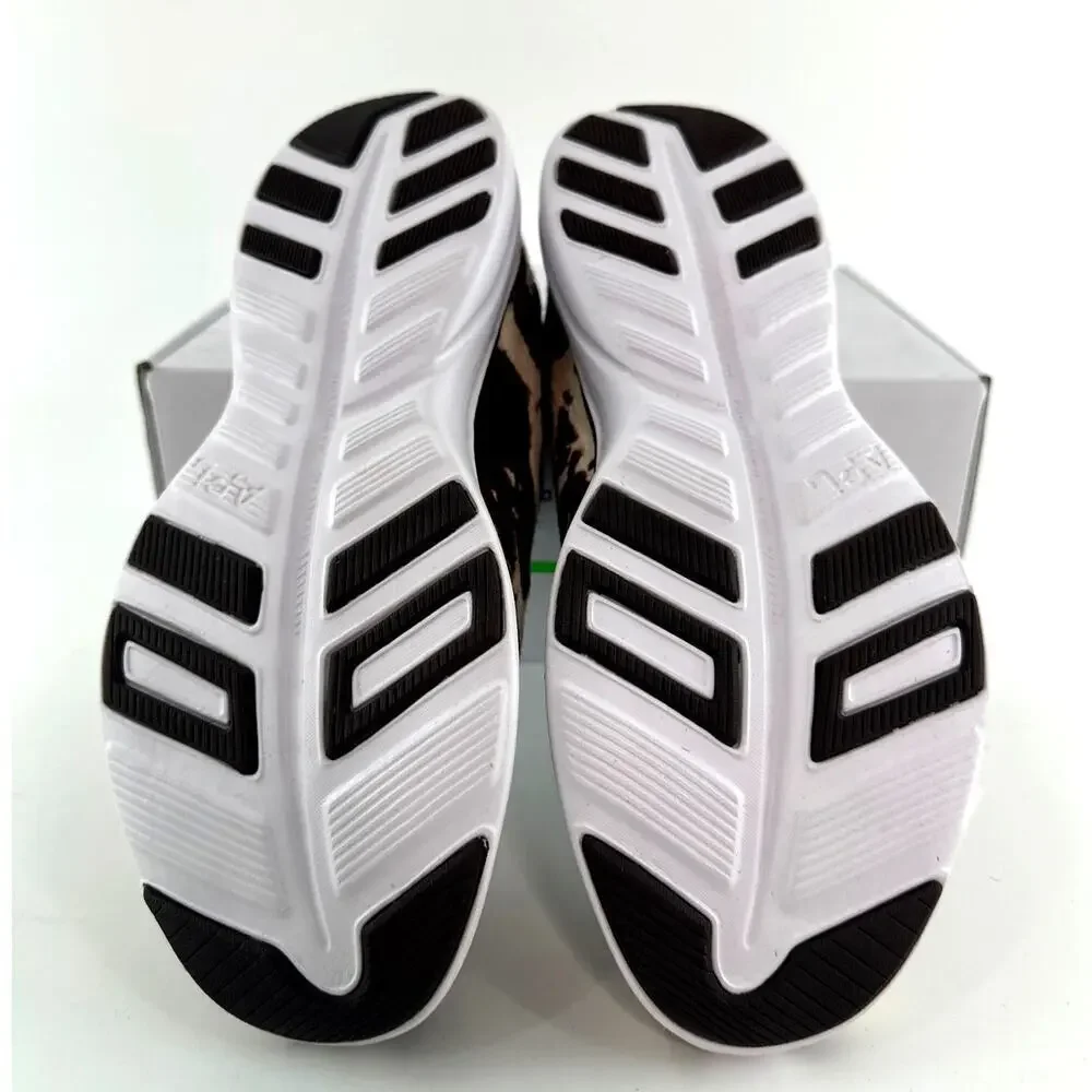 APL Women's Deep Brown White Cow Iconic Phantom Sneakers Size 8